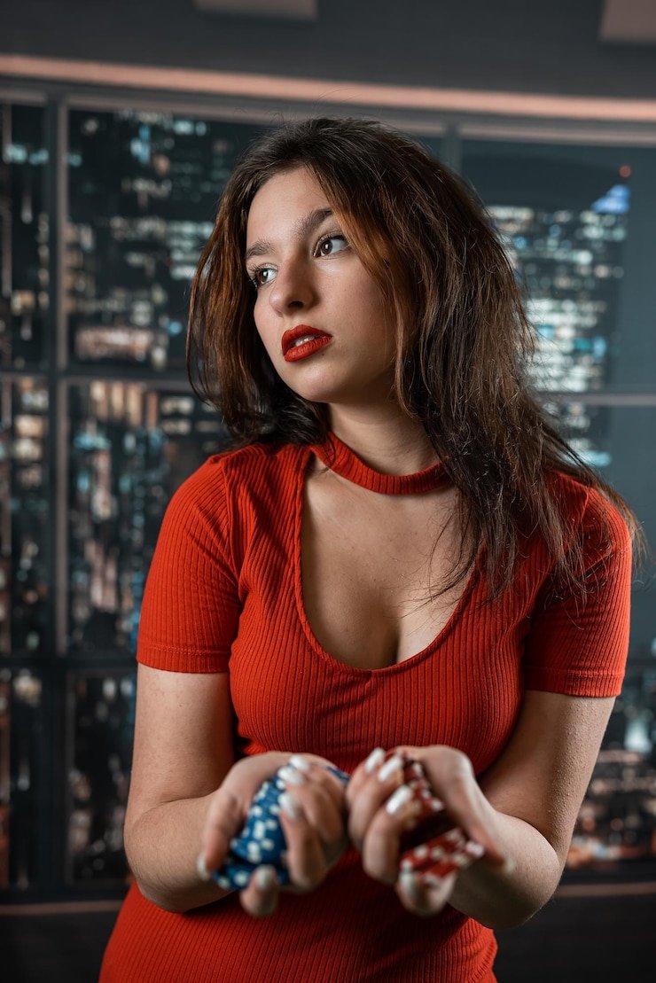 JILI live-dealer studio with multi-camera setup showing baccarat table